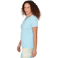 Womens Hearts of Palm Aqua Fresh Smock Shoulder Blouse - image 4