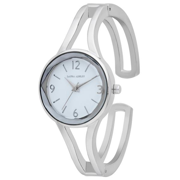 Womens Laura Ashley(R) Silver Bangle Watch - LA2074SS - image 