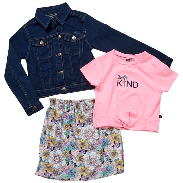 Girls &#40;7-12&#41; Limited Too&#40;tm&#41; 3pc. Blooming Floral Jacket Set - image 