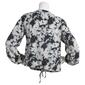 Womens Cure Brushed Hacci Tie Dye Tee w/Tie Waist - image 2