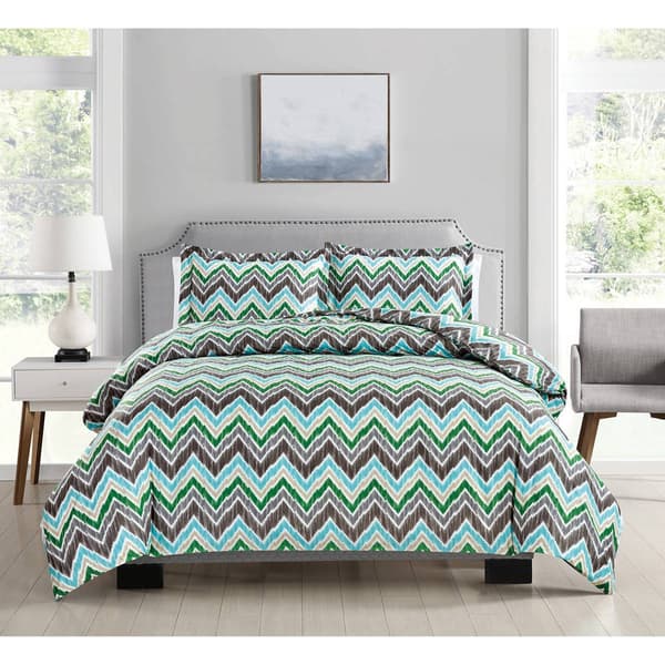 Bibb Home Darcy 4pc. Duvet & Down Alternative Comforter Set