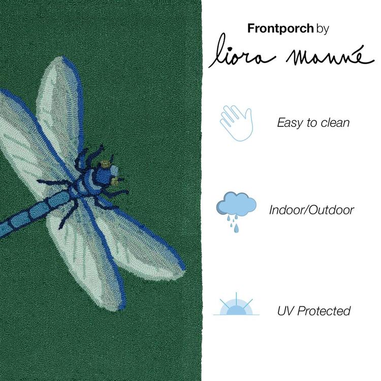 Liora Manne™ Frontporch Dragonfly Indoor/Outdoor Accent Rug
