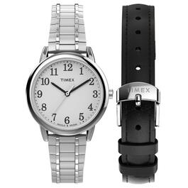 Womens Timex Silver-Tone Multi Strap Watch TWG063000JT
