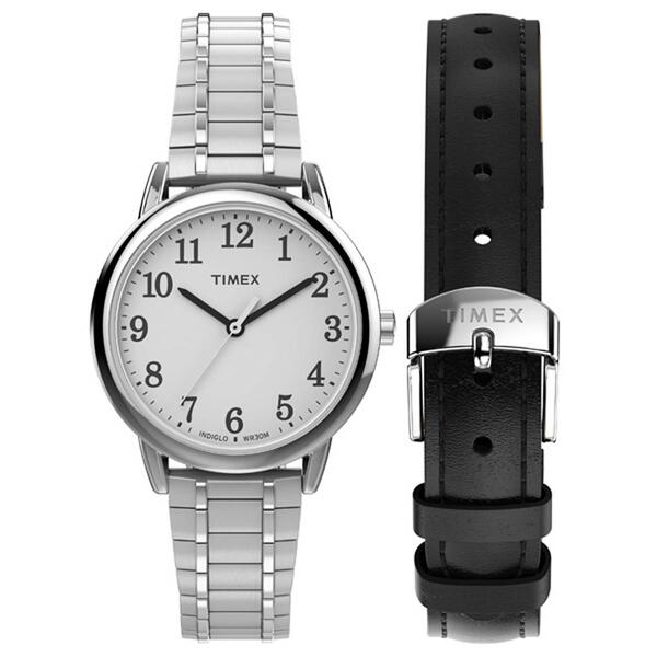 Womens Timex Silver-Tone Multi Strap Watch TWG063000JT - image 
