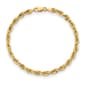 Gold Classics&#8482; 4.25mm. 14k Semi Solid Rope Chain Necklace - image 2