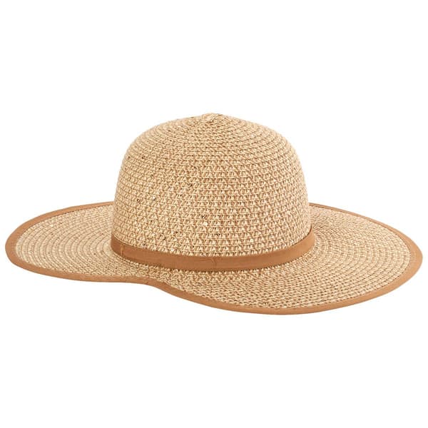 Womens Mad Hatter Two Tone Sequin Split Brim Hat - image 