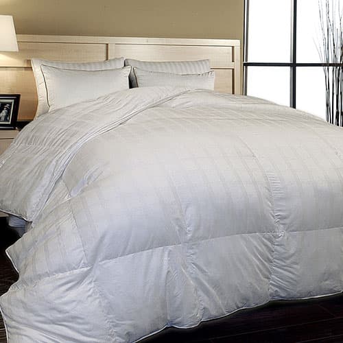 600 TC Windowpane Duraloft Down Alternative Comforter - image 