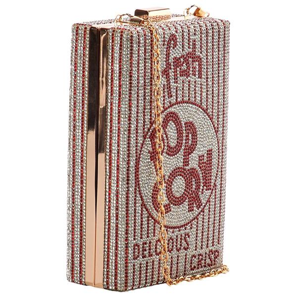 DS Fashion Rhinestone Popcorn Crossbody
