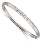 Gold Classics(tm) 3/16 White Gold Florentine Engraved Bangle - image 1