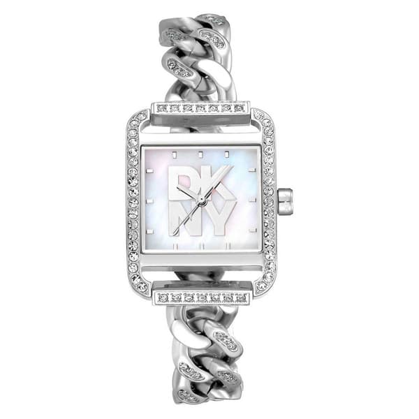 Womens DKNY City Glitz Mother of Pearl Watch - DK1L080M0015