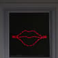 Northlight 17.5in. Lighted Red Lips Valentines Day Window Light - image 3