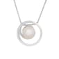Gemstone Classics(tm) Sterling Silver Pearl Pendant Necklace - image 1