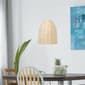 Elegant Designs Coastal Elongated Dome Rattan Pendant Light - image 6