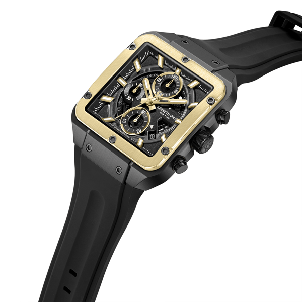 Mens Kenneth Cole New York® Chronograph Black Watch-KCWGO0065503