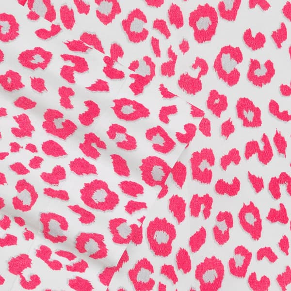 Betsey Johnson Betseys Leopard Microfiber Sheet Set