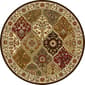 Tayse Elegance Cambridge Multi Round Area Rug - 5'3 - image 1