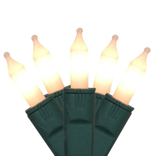 Bethlehem Lighting 50 Frosted Perm-O-Snap Mini Christmas Lights - image 