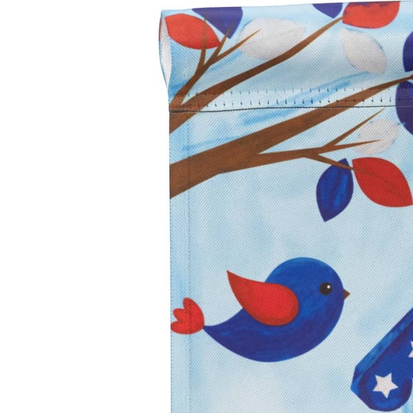 Northlight Seasonal Patriotic Birds "Welcome" Garden Flag