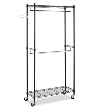 Whitmor double rod online garment rack