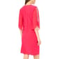 Womens MSK Chiffon Solid Bead Trim A-Line Surplice Dress - image 3