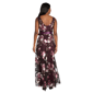 Womens R&M Richards Sleeveless Tie Waist Floral Gown - image 2