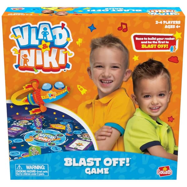 Goliath Games Vlad & Niki Blast Off! Board Game