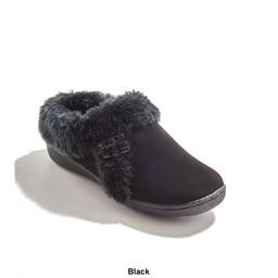 Womens Clarks® Wanda Wide Scuff Slippers - Wide
