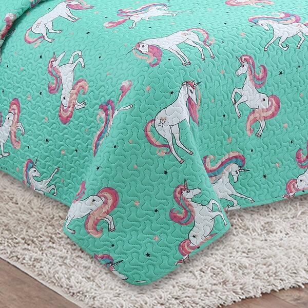 Harper Lane Unicorn Magic Reversible Quilt Set