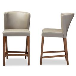 Baxton Studio Olivia 2pc. Pub Stool Set