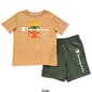 Boys &#40;4-7&#41; Champion&#174; Graphic Tee & Signature Shorts Set - image 3