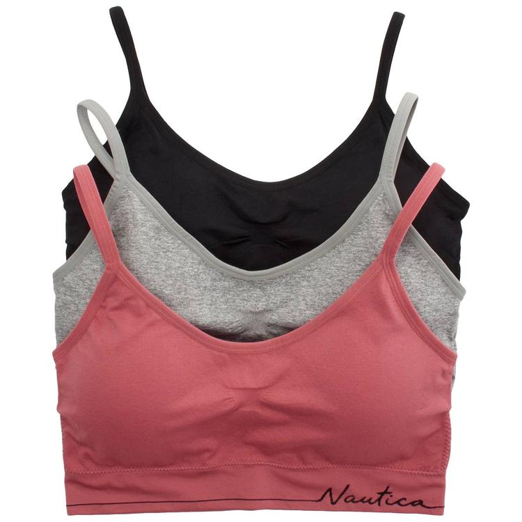 Plus Size Nautica 3pk. Lounge Bras - NT6340-3PKX