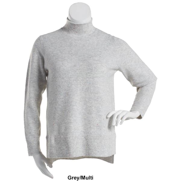 Womens Architect&#174; Long Sleeve Nep Yarn Mock Neck Pullover Sweater