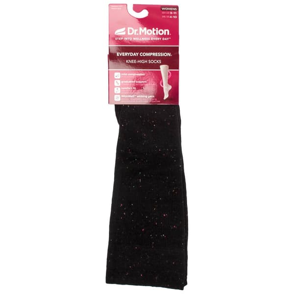 Womens Dr. Motion Knee High Compression Socks - image 