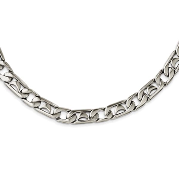 Mens Gentlemen's Classics(tm) Polished Open Link Necklace - image 