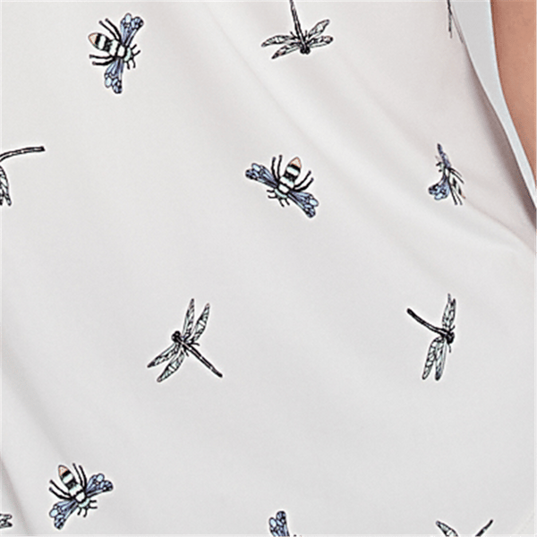 Womens Emaline Key Items Cap Sleeve Dragonfly Tee