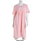 Petite Jasmine Rose Short Sleeve 41in Blister Knit Zip Front Robe - image 4