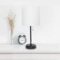 LimeLights Black Stick Lamp w/Charging Outlet & Shade - Set of 2 - image 5