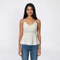 Juniors Derek Heart Daisy Lace Bodice Tank Top with Bra Cups - image 4