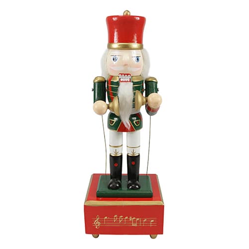 Northlight Seasonal 12in. Animated Cymbalist Nutcracker - image 