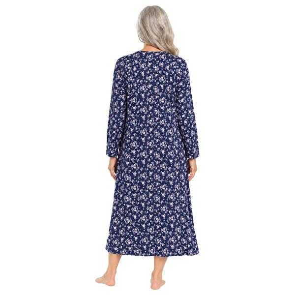 Womens Elizabeth & Nicole Lace Floral Waltz Nightgown
