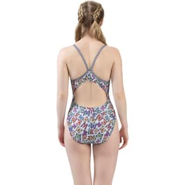 Women's Aquashape Twist Back Tankini Top: Bonita Bloom – Dolfin