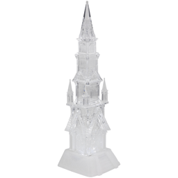 Northlight LED Lighted Castle Acrylic Christmas Decoration
