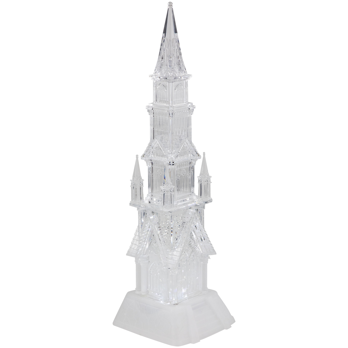 Northlight LED Lighted Castle Acrylic Christmas Decoration