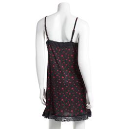Womens Jessica Simpson Floating Hearts Lace Trim Cami Chemise