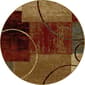 Tayse Elegance Tacoma Color Block Pattern Round Area Rug - image 1