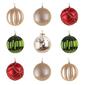 National Tree 13in. Gold&#44; Red&#44; & Green Ball Ornaments - Set of 9 - image 4