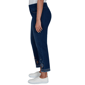 Petite Alfred Dunner Tuscany Pull On Aztec Embroidered Jeans - image 4