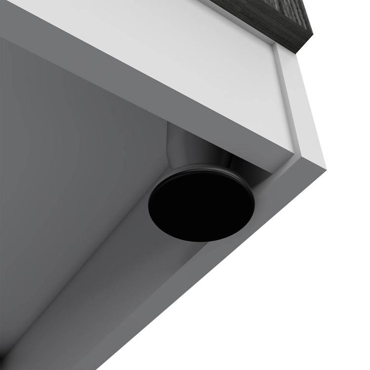 FM FURNITURE Oklahoma Two-Tone Utility Sink & Cabinet