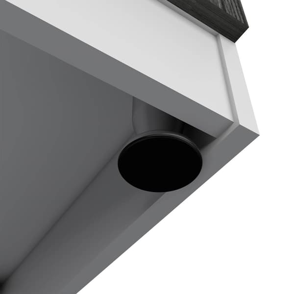 FM FURNITURE Oklahoma Two-Tone Utility Sink & Cabinet