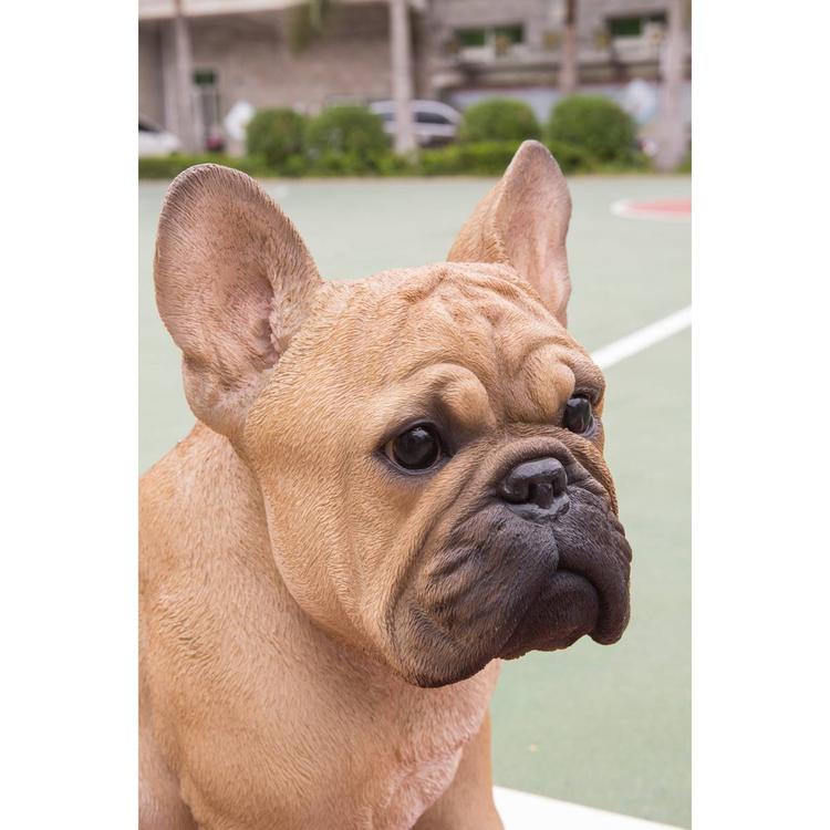 Hi-Line Gift Squatting French Bulldog Garden Statue
